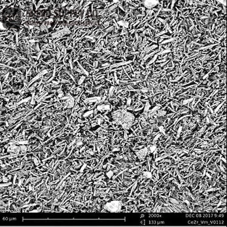 Cerium-Zirkonoxid-gemahlene Nanofasern