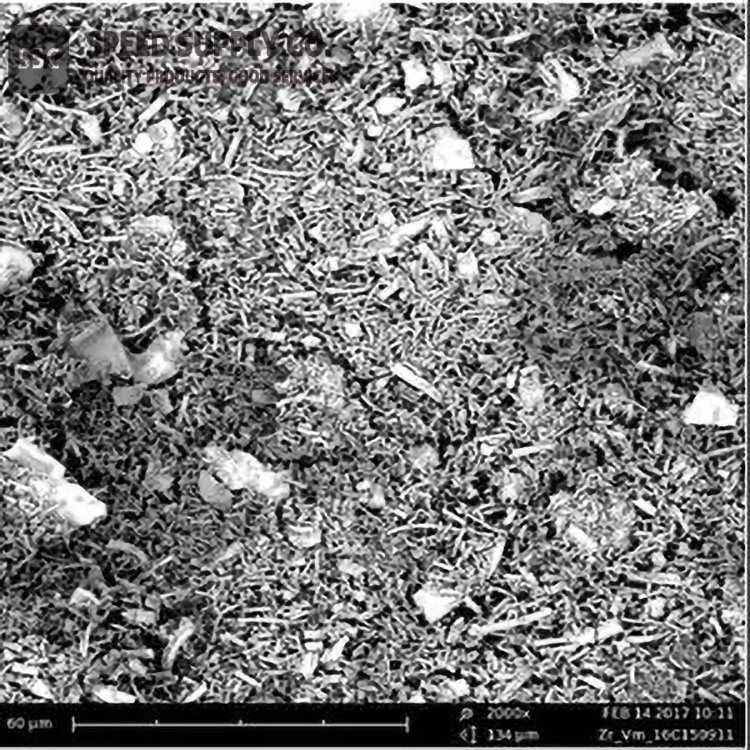Gemahlene Nanofasern aus Zirkonoxid